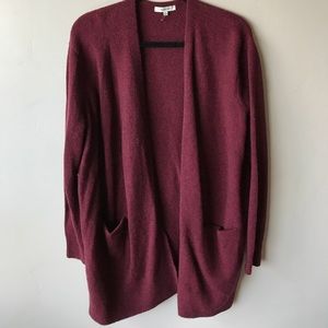 Never-Been-Worn Maroon Madewell Cardigan